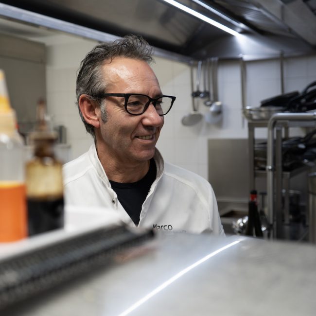 Marco Stefenelli in cucina